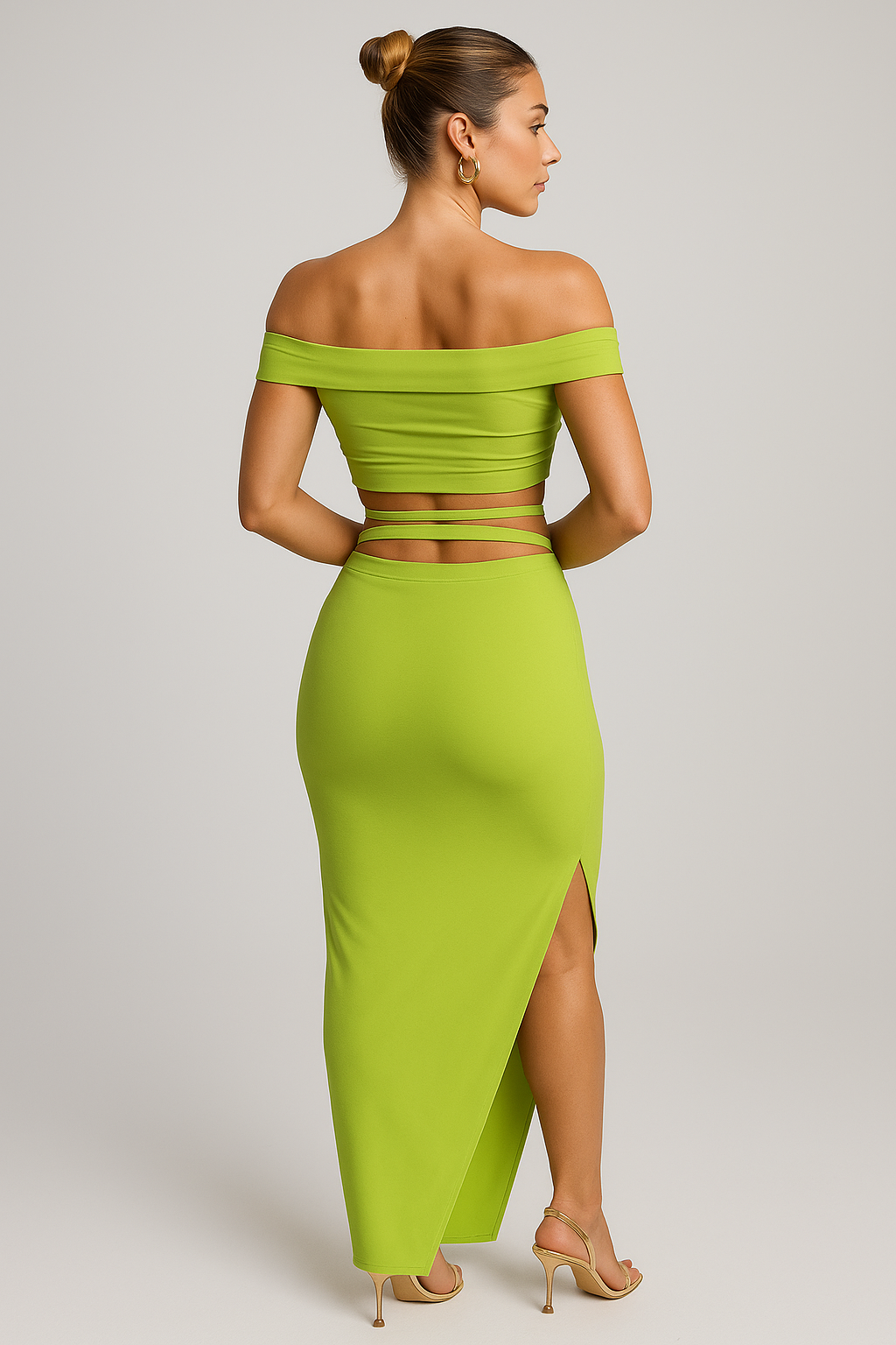 Two-Piece cut-out Jersey Set