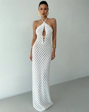 Woven Beach Maxi Dress